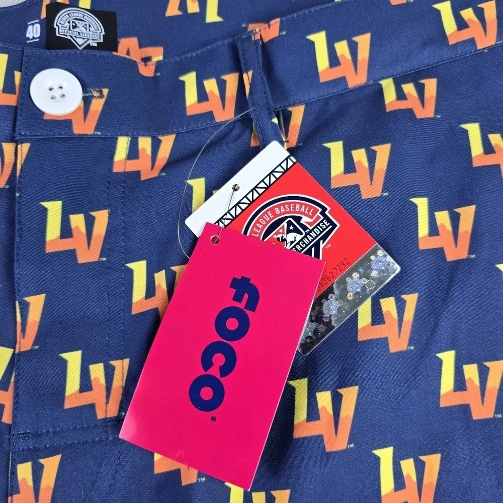NWT Las Vegas Aviators Tripel A Shorts All Over Print Sz 40